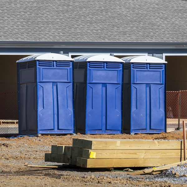 is there a specific order in which to place multiple porta potties in Mitchell Wisconsin